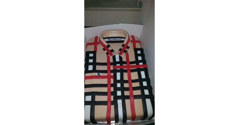 Burberry cake