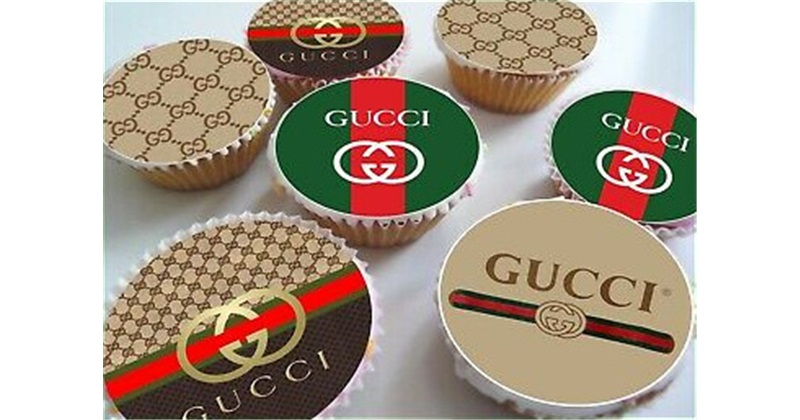 Fashion Theme Gucci Cupcakes - Pack of 6