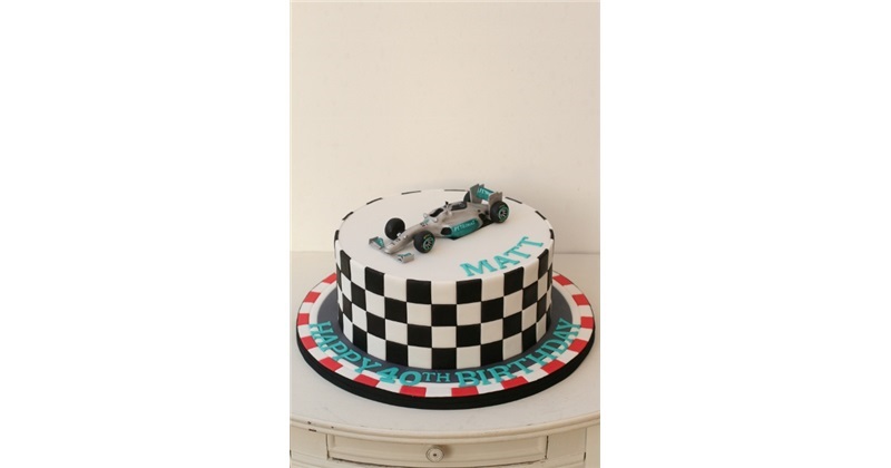 Mercedes F1 Cake Mercedes F1 Cake