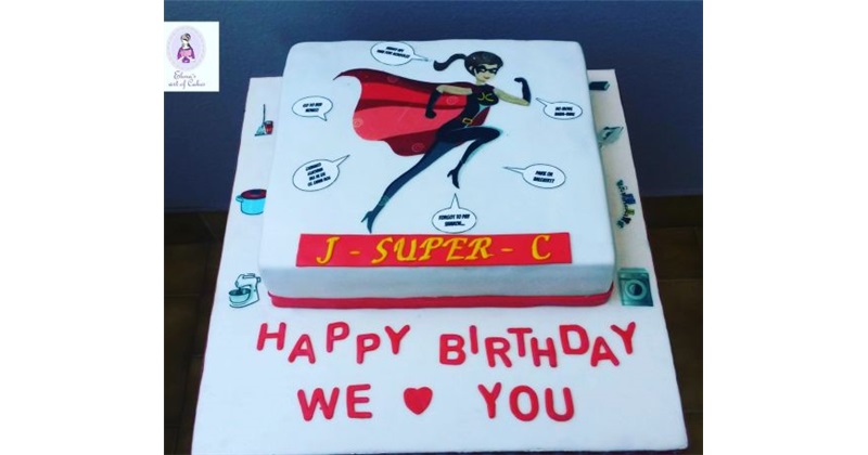 Supermom cake!!! | Birthday cake for mom, Mom cake, Birthday cake for wife