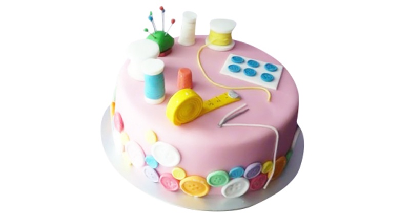 Handmade Edible Nan, Woman, Sewing, Cake Topper Decoration, Birthday,  Retirement | eBay