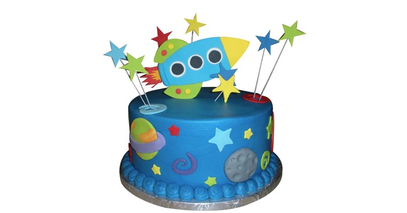 Spaceship cake