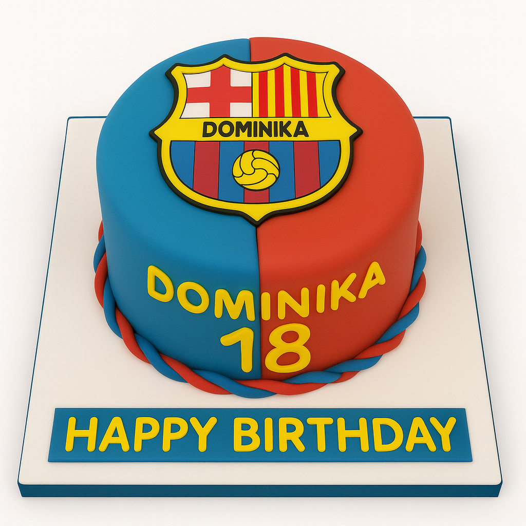 Fc barcelona cake