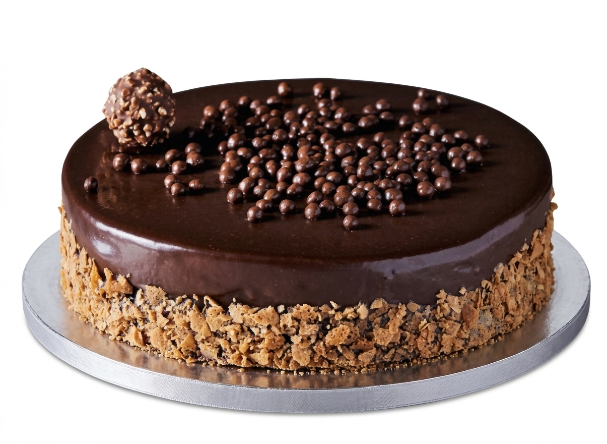 Crunchy Chocolate Birthday Cake