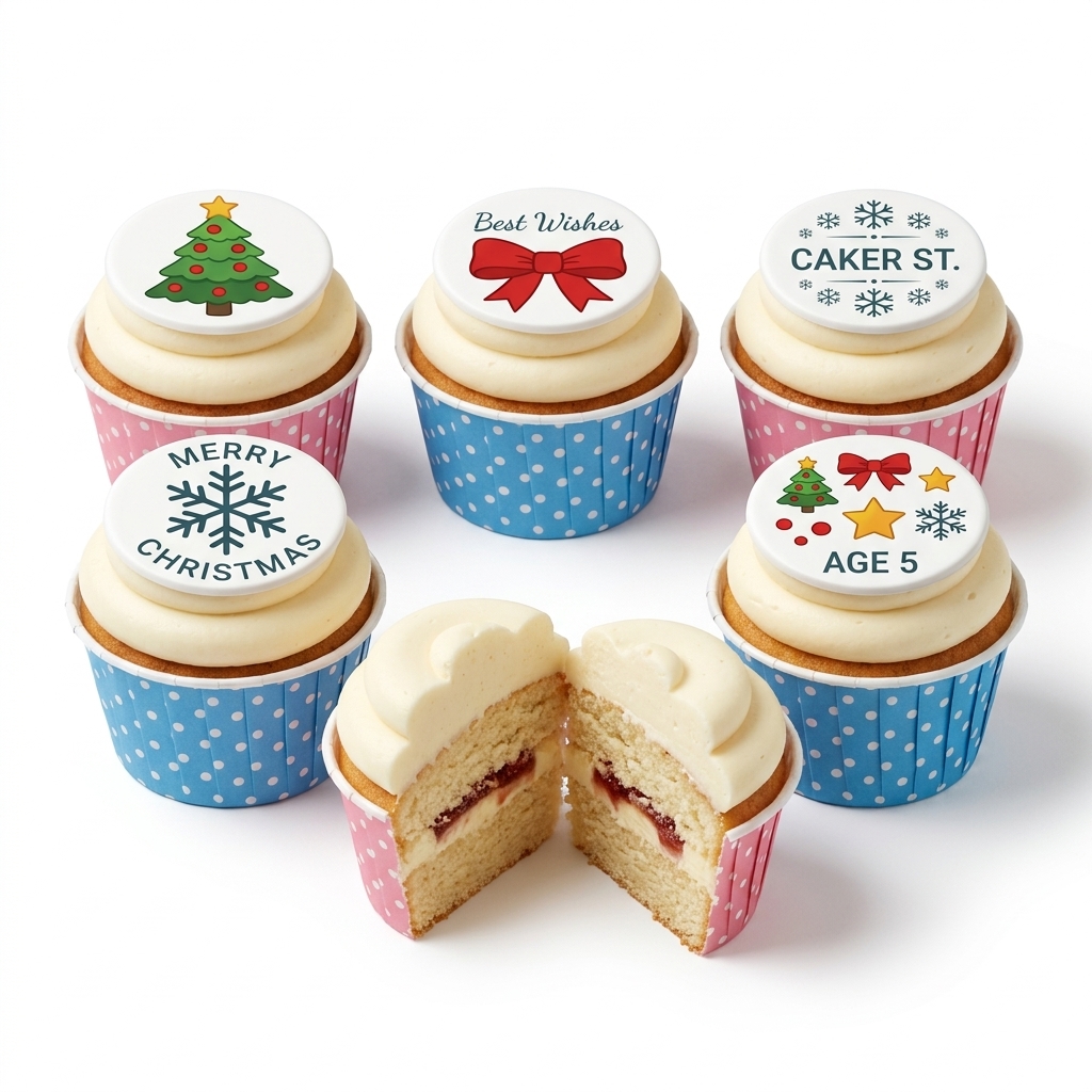 Festive Christmas Cupcakes