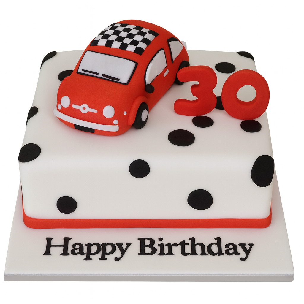 Fiat 500 Car Cake