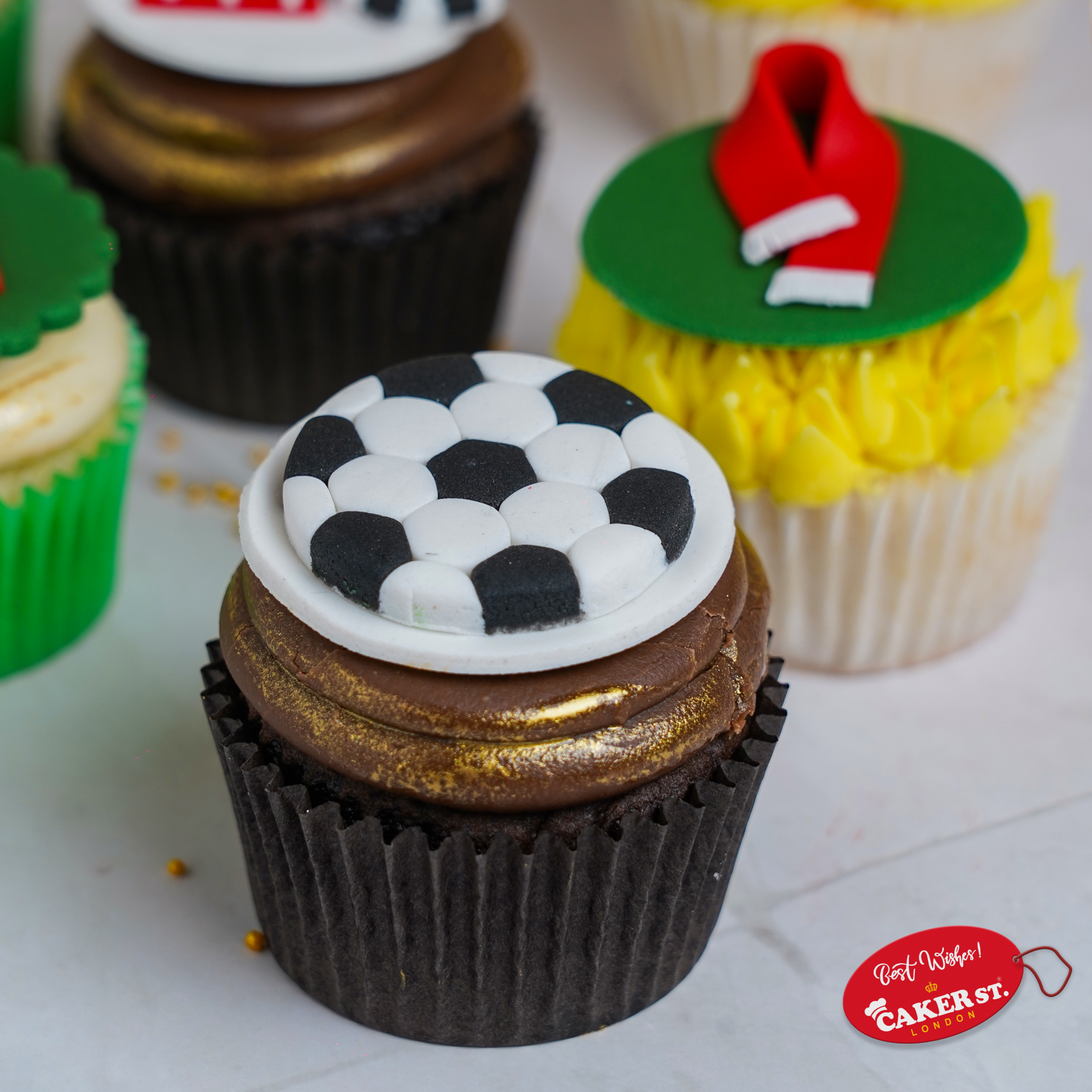 Field Goal Football Cupcakes