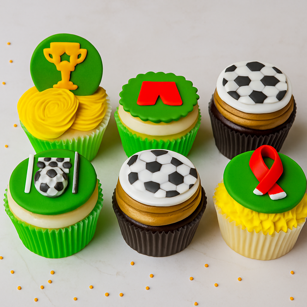Field Goal Football Cupcakes