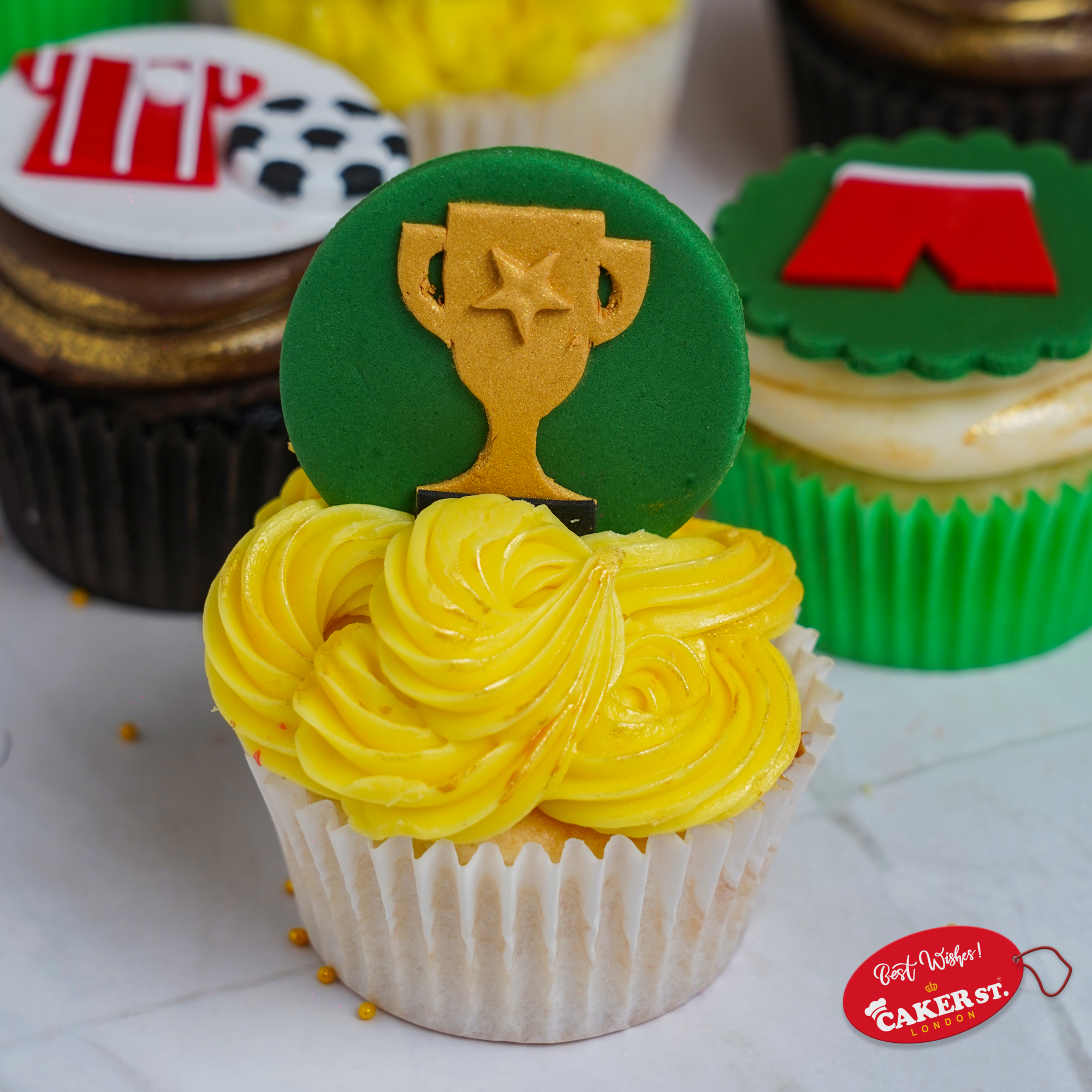Field Goal Football Cupcakes