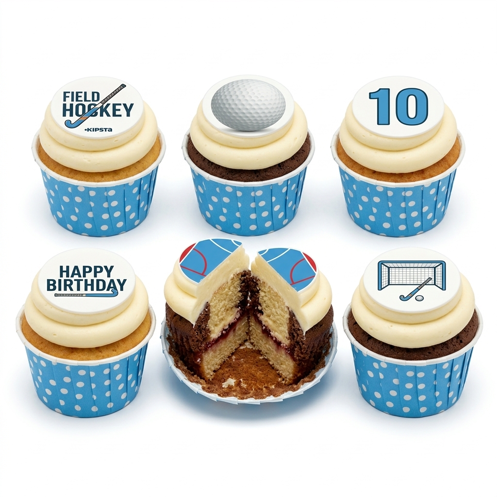 Sports Theme Birthday Cupcakes for Him