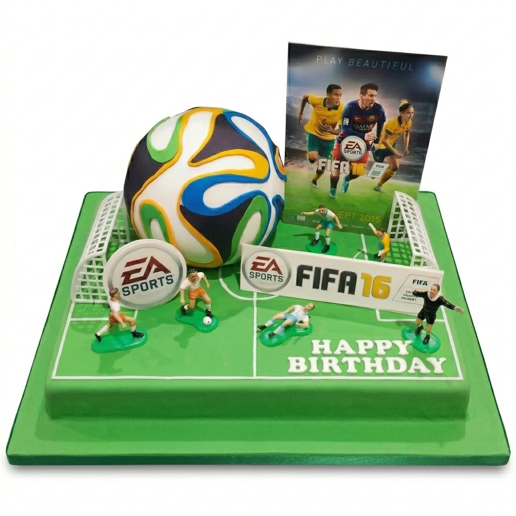 FIFA Football Birthday Cake