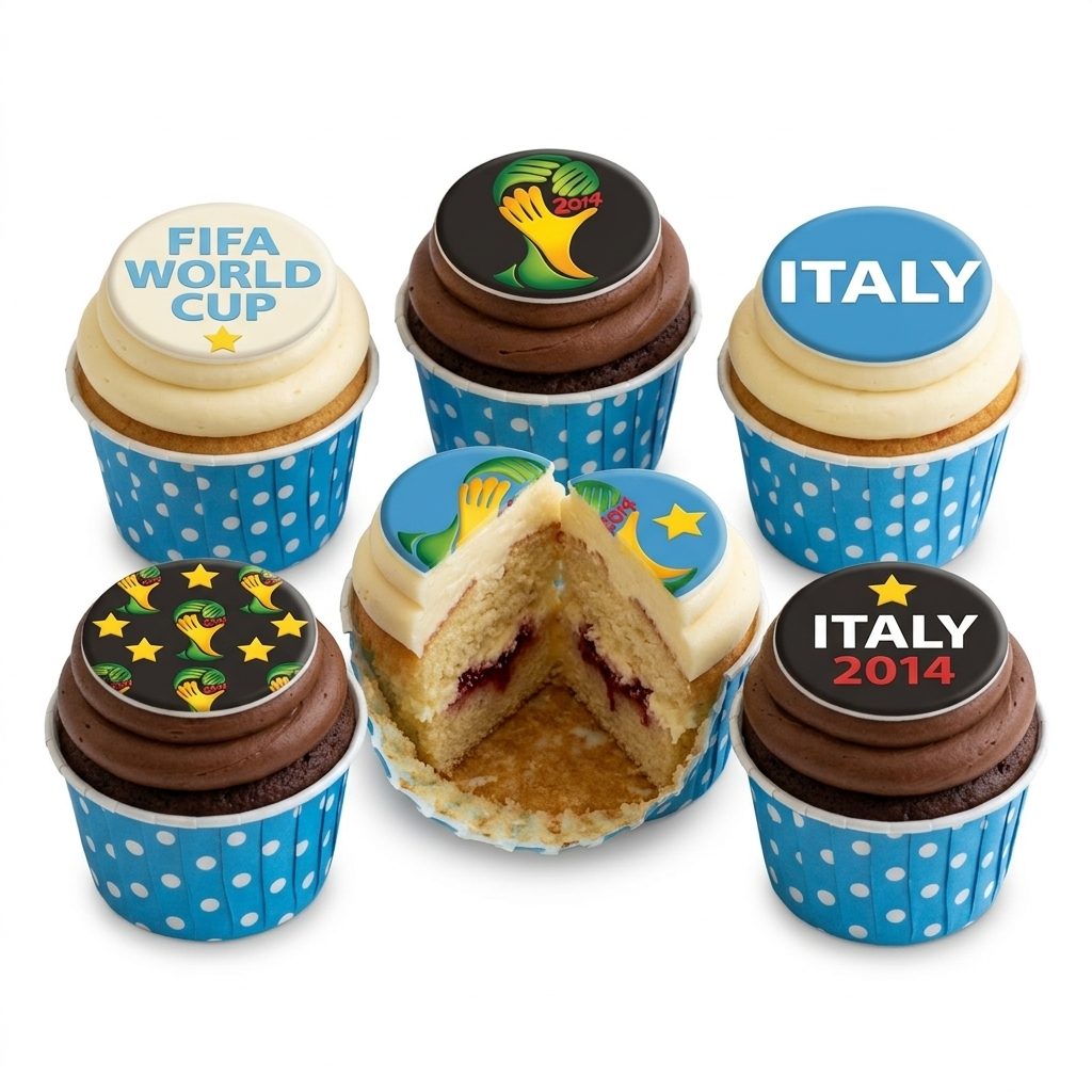 Football Team Birthday Cupcakes