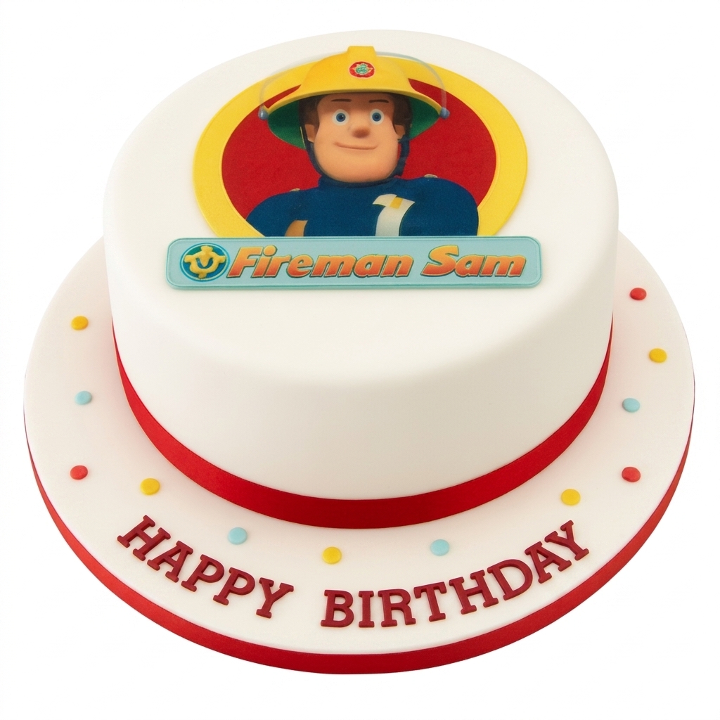 Fireman Sam Kids Birthday Cake