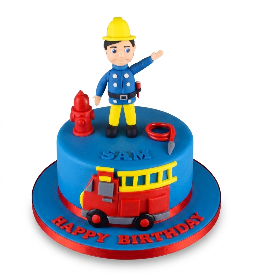 Fireman Sam Birthday Cake