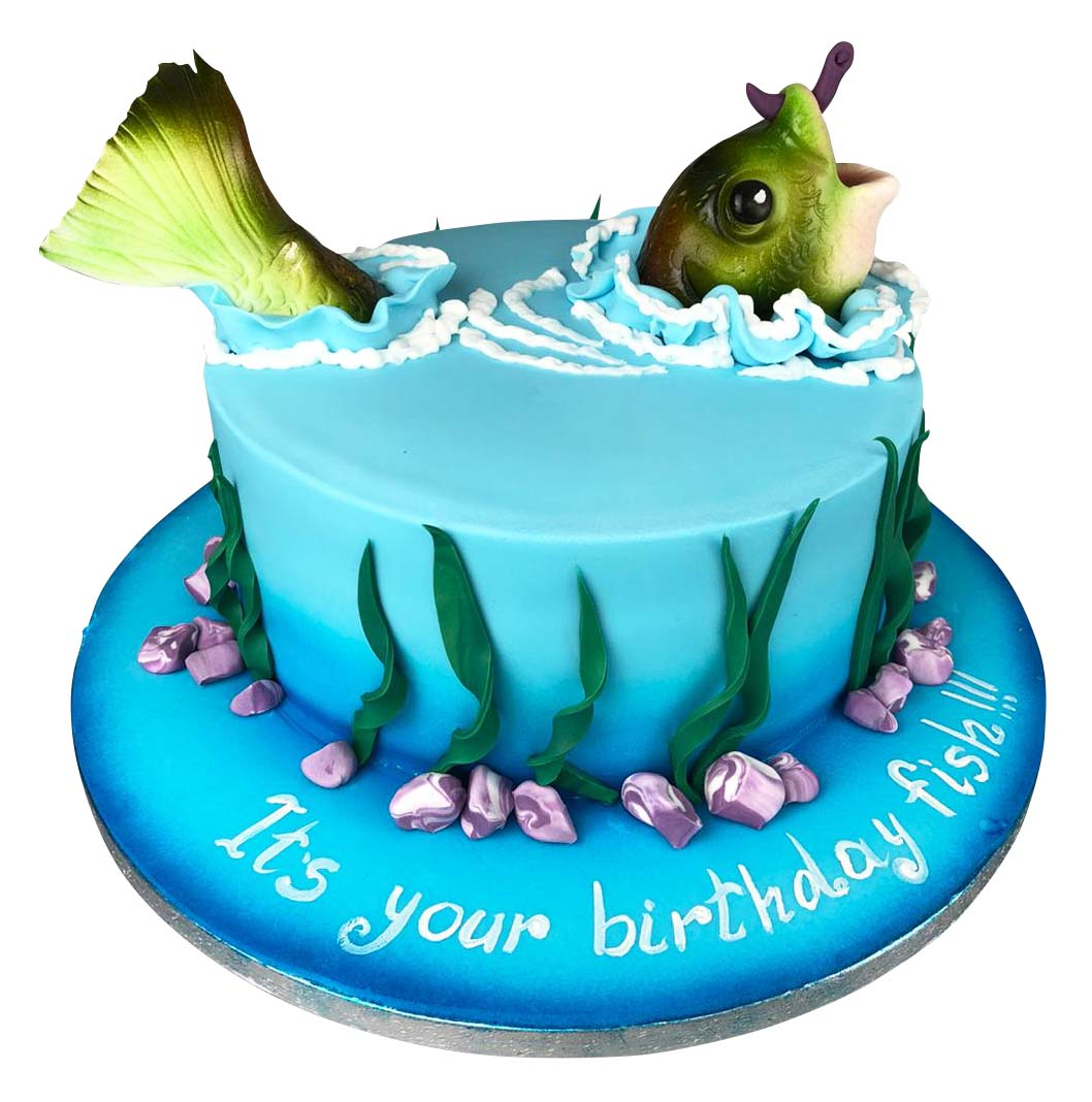 Fishing Birthday Cake