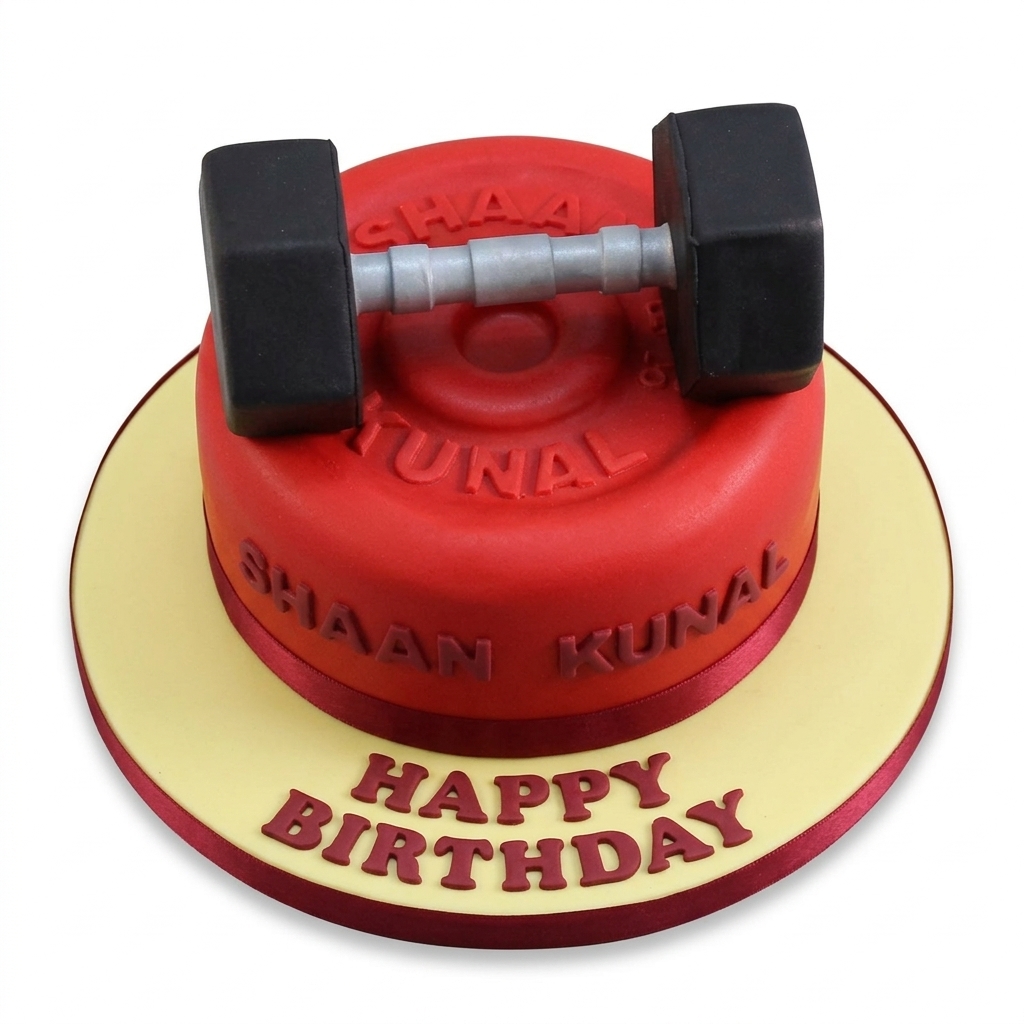 Gym Birthday Cake for Men
