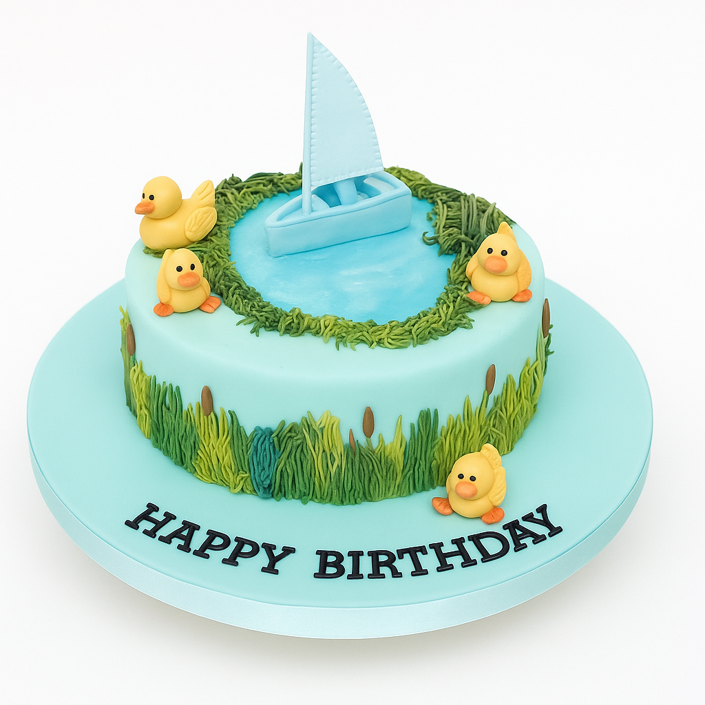 Five Little Ducks Cake