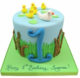 Five Little Ducks Cake