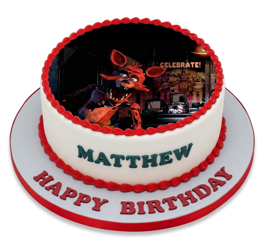 Five Nights at Freddy's Foxy Birthday Cake