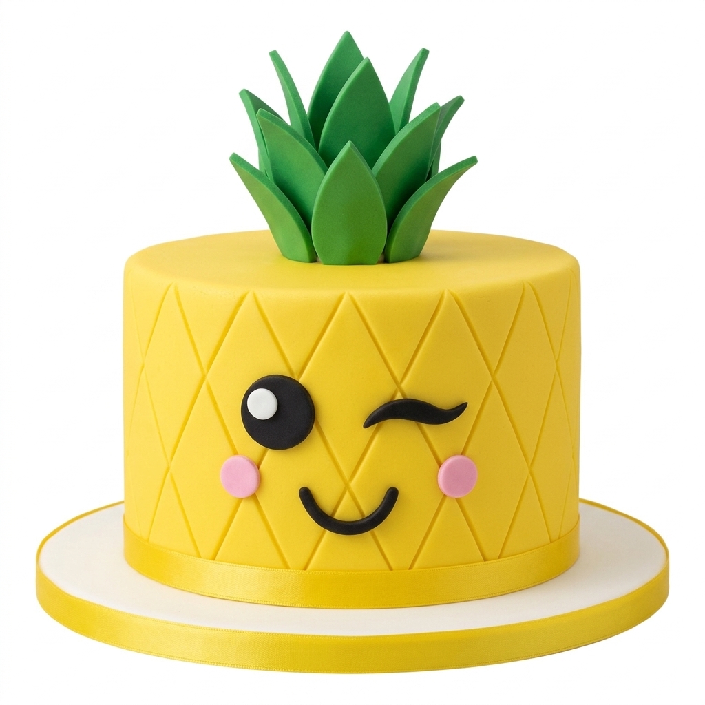 Pineapple Birthday Cake