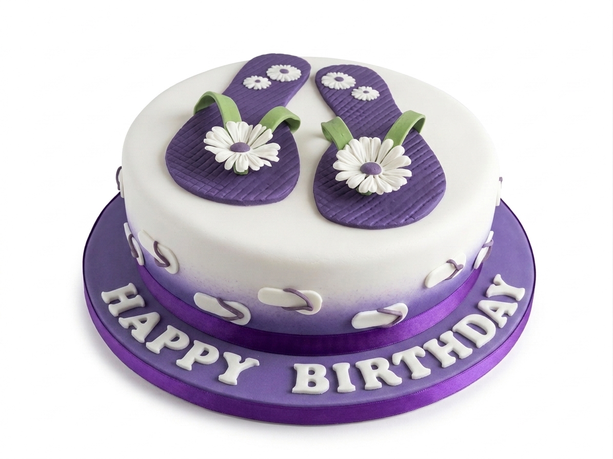 Flip Flop Birthday Cake for Her