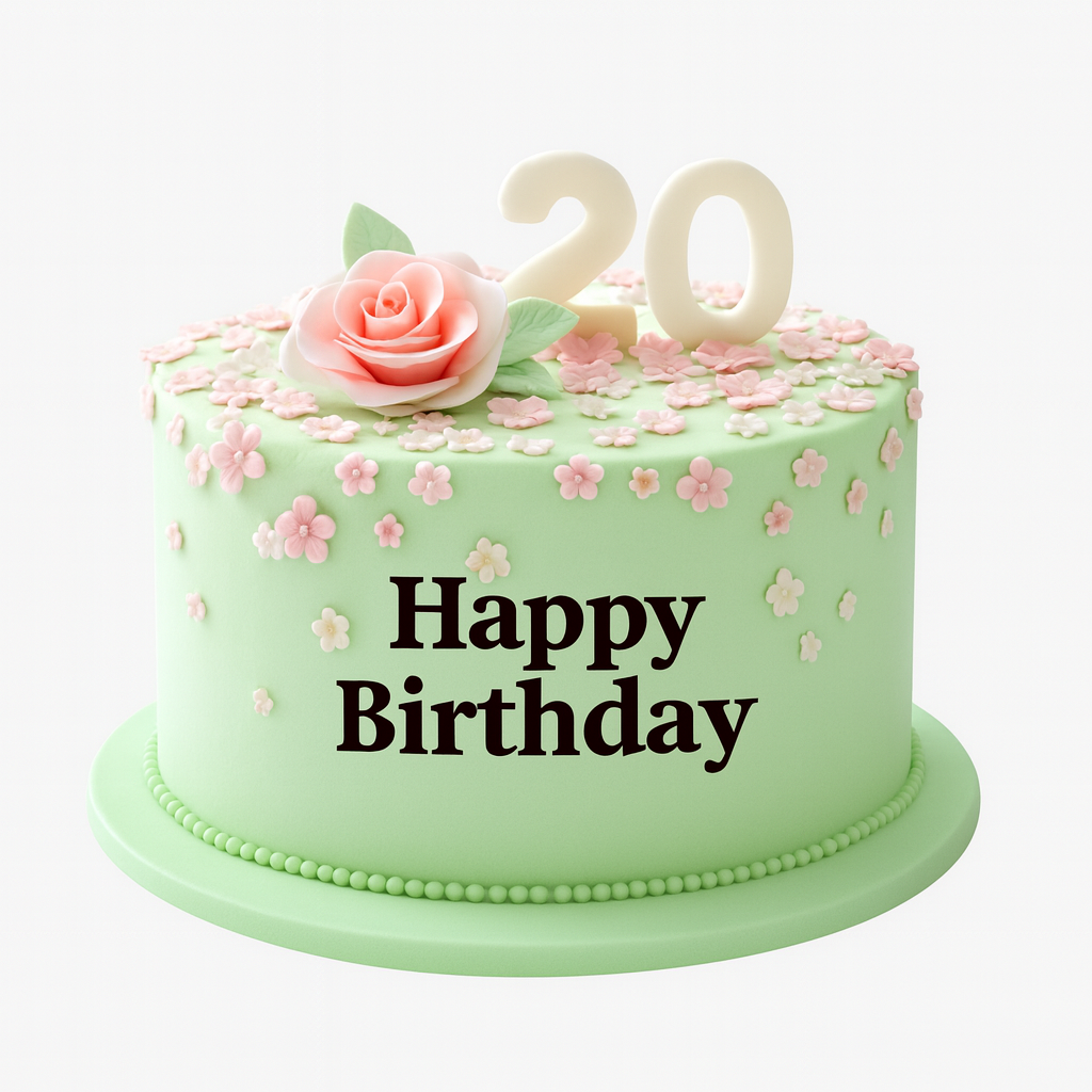 Floral Birthday Cake