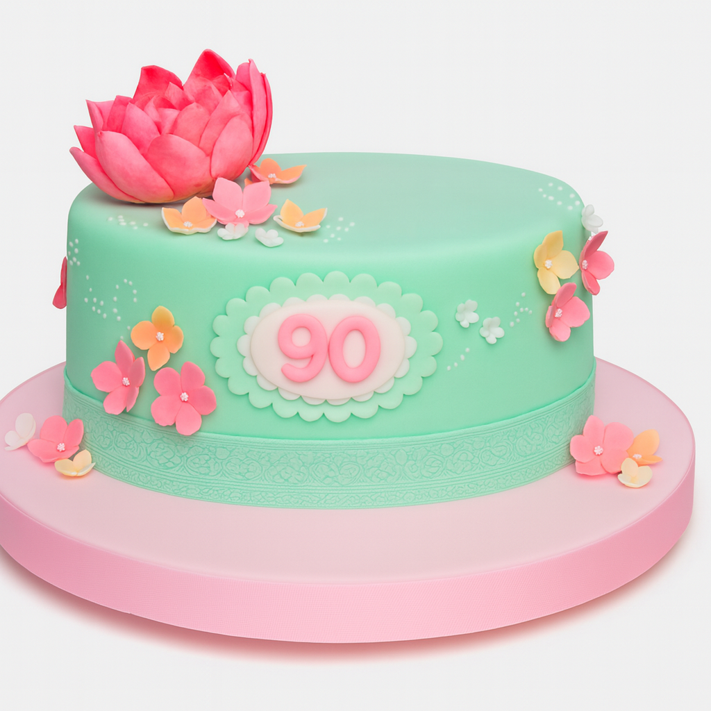 Floral Birthday Cake For Women 