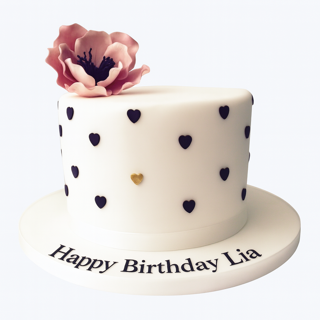 Floral Birthday female cake