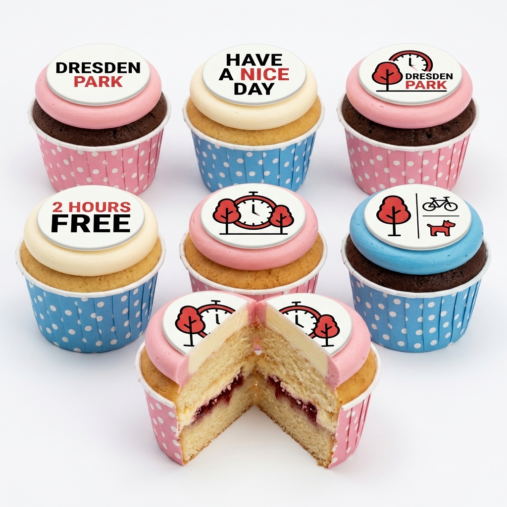 Park Theme Birthday Cupcakes