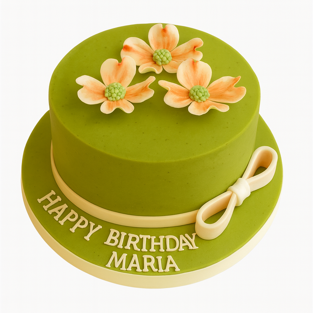 Flower Birthday Cake for her