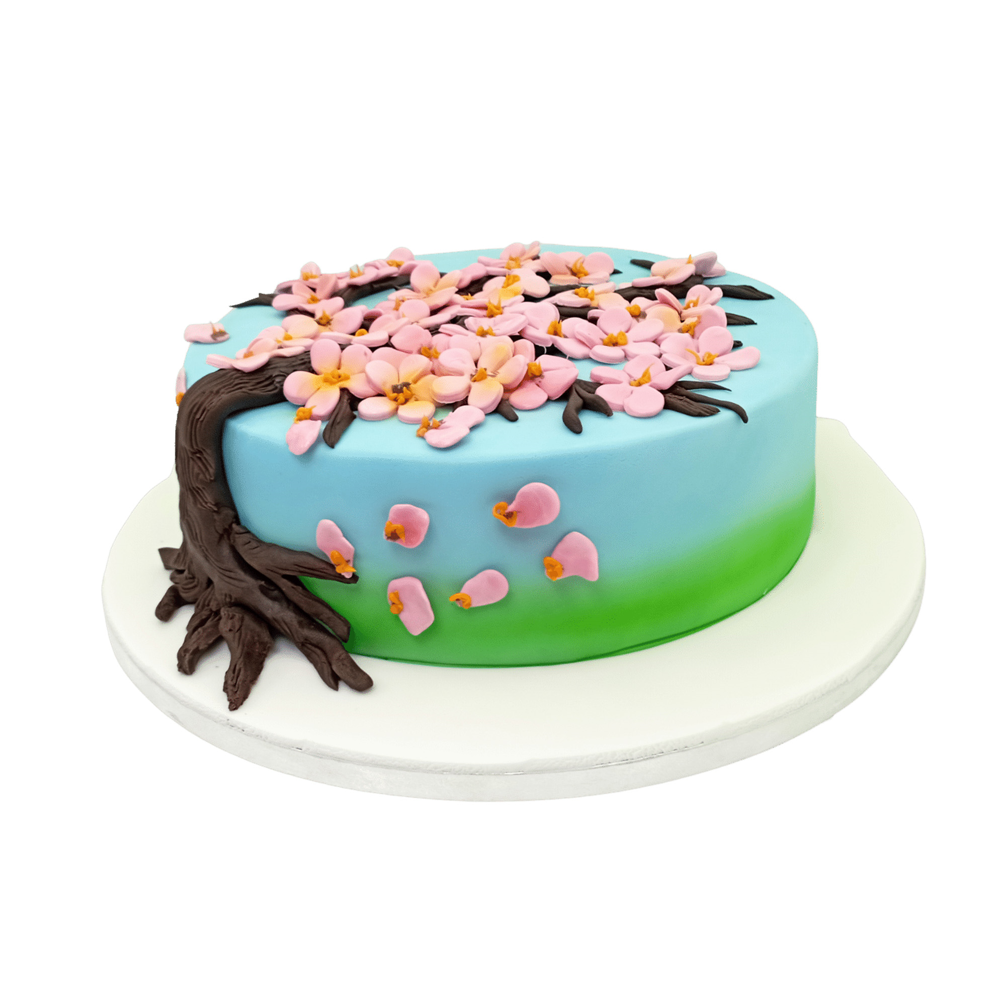 Flower Theme Cake