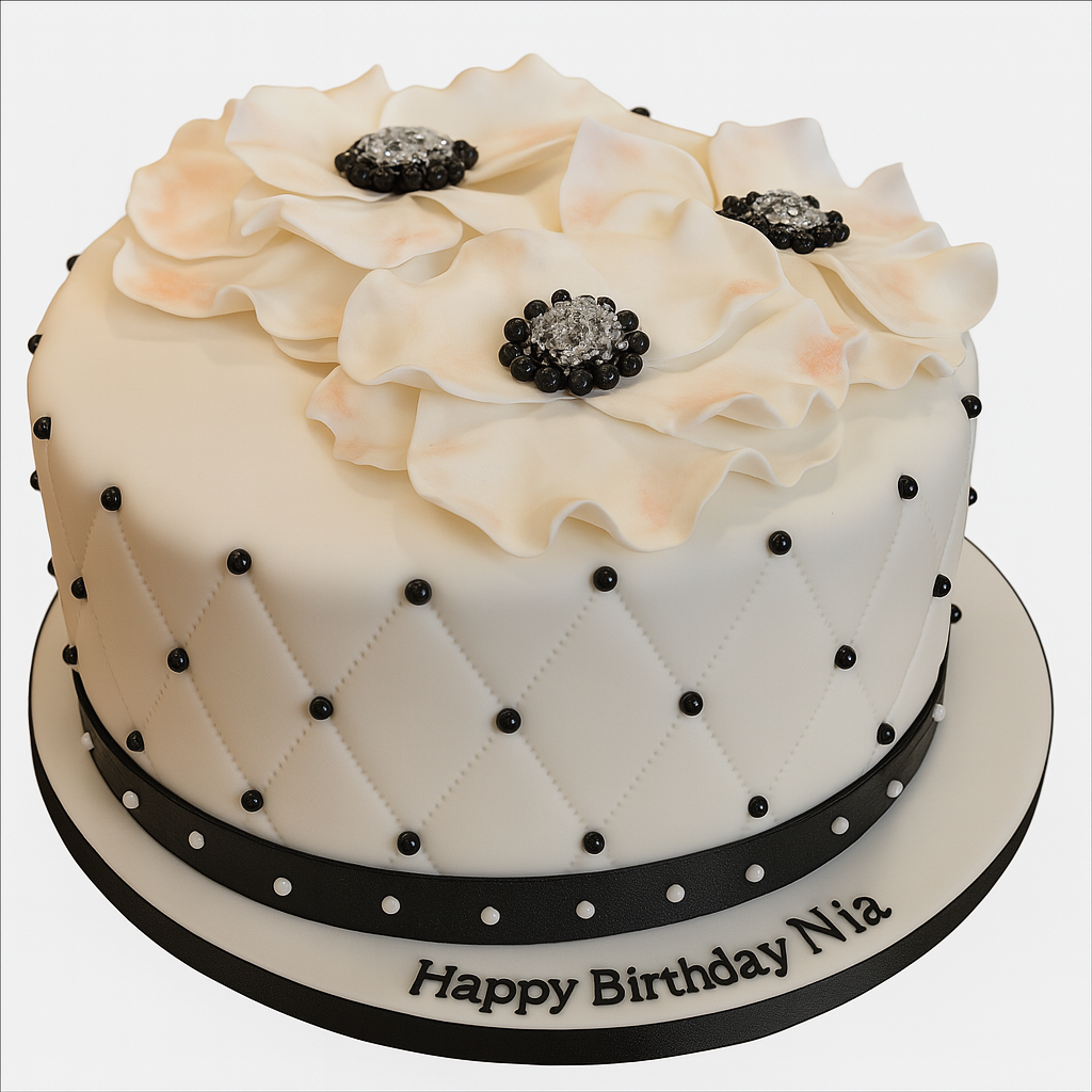 Flower Theme Cake 