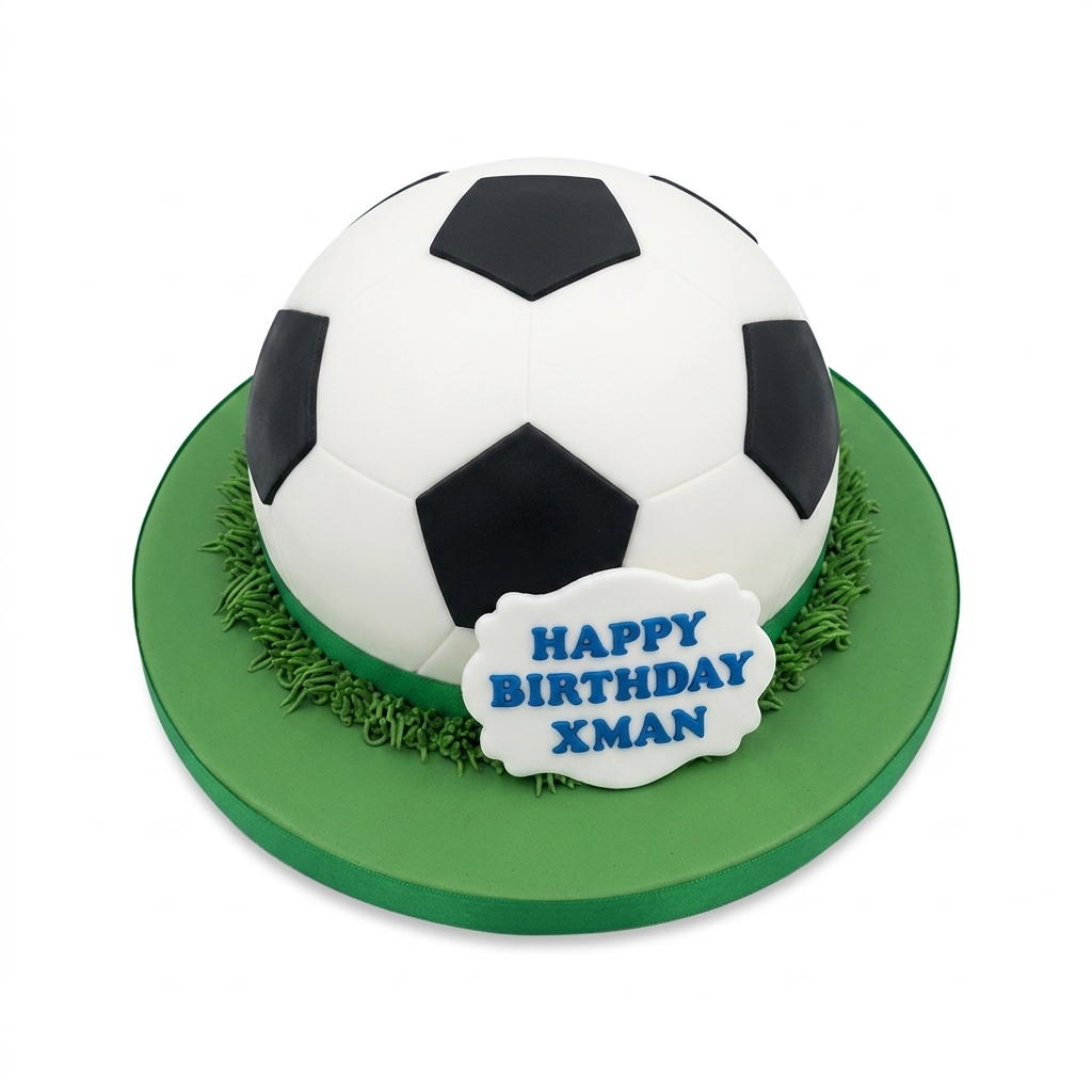 Football Birthday Cake