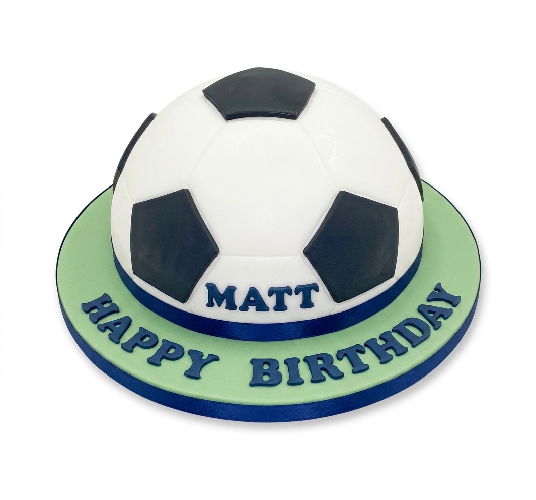 Football Birthday Cake