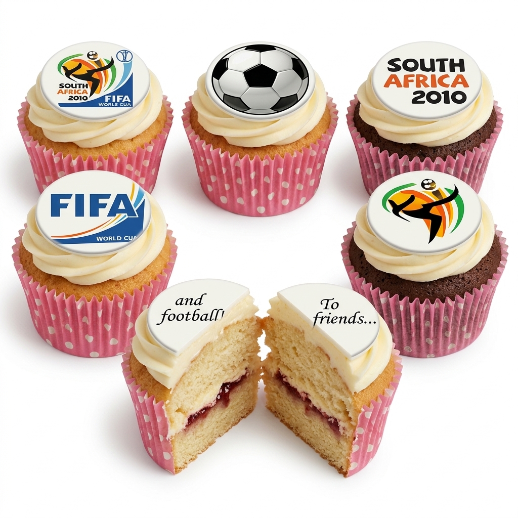 Football Birthday Cupcakes Set