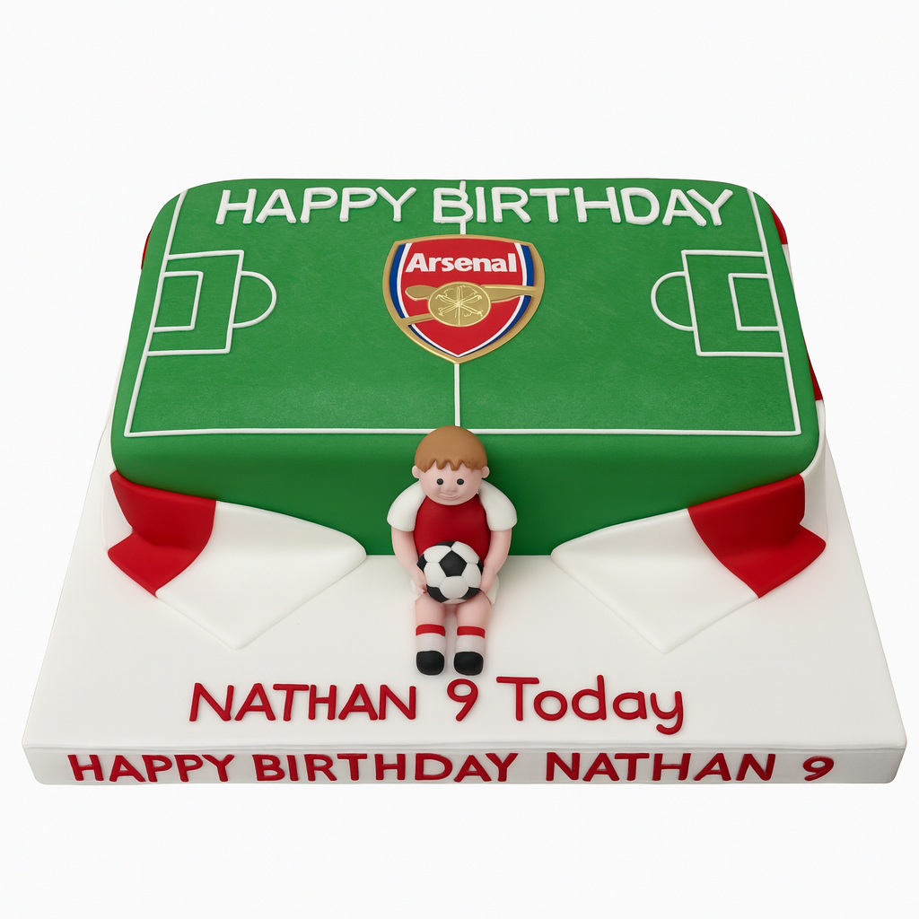 Football Pitch Cake