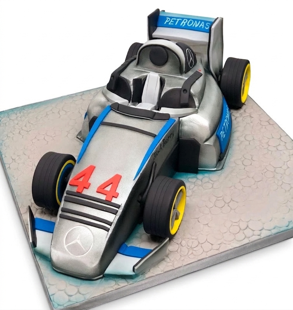 Formula 1 Racing Car Birthday Cake