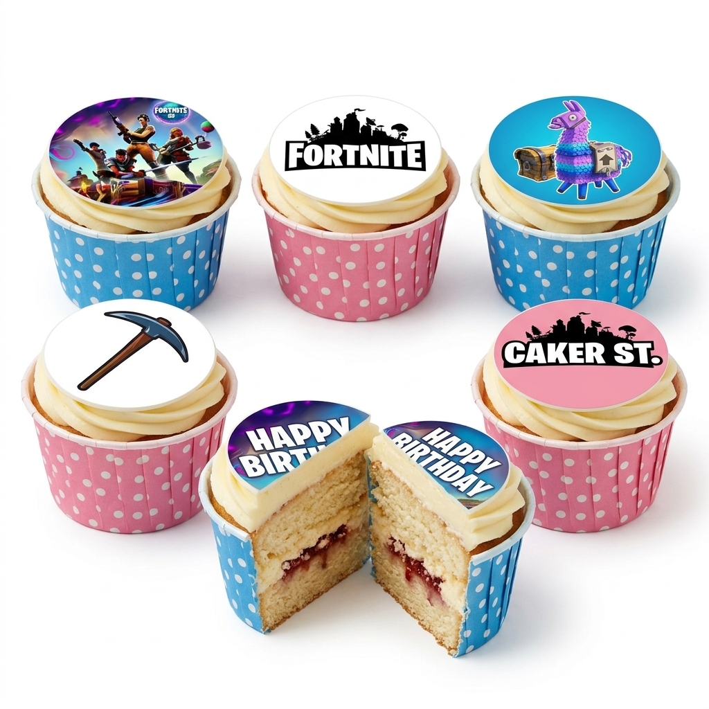 Fortnite Birthday Cupcakes