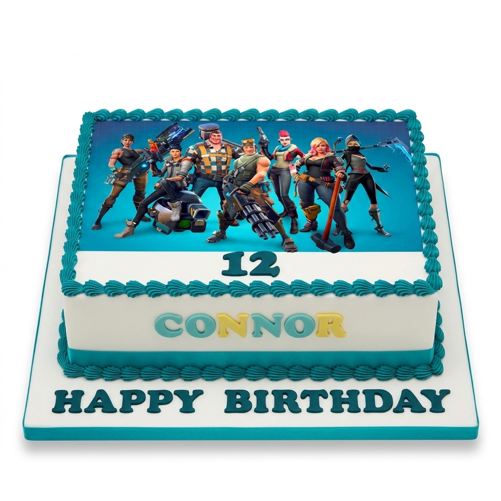 Fortnite Battle Royale Birthday Cake