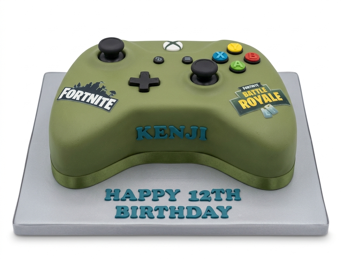 Fortnite Xbox Controller Birthday Cake