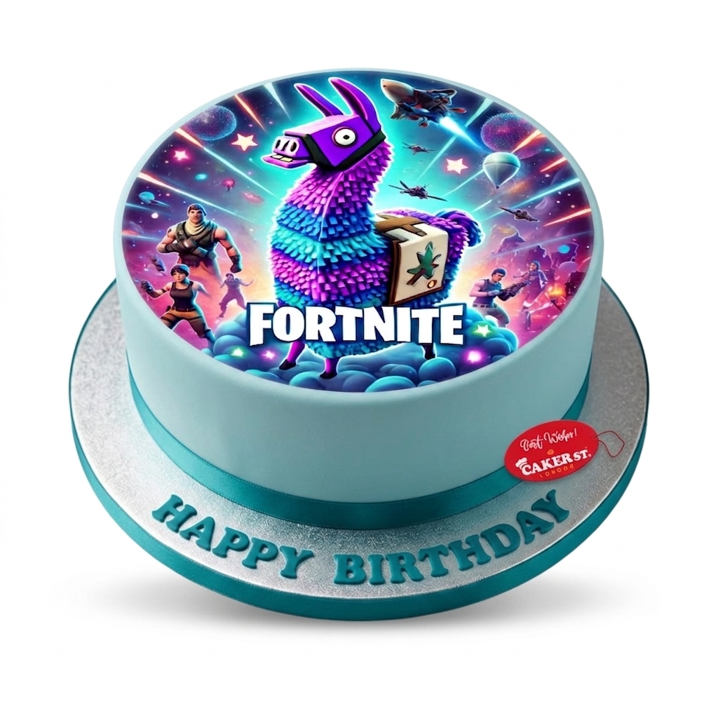Fortnite Llama Birthday Cake