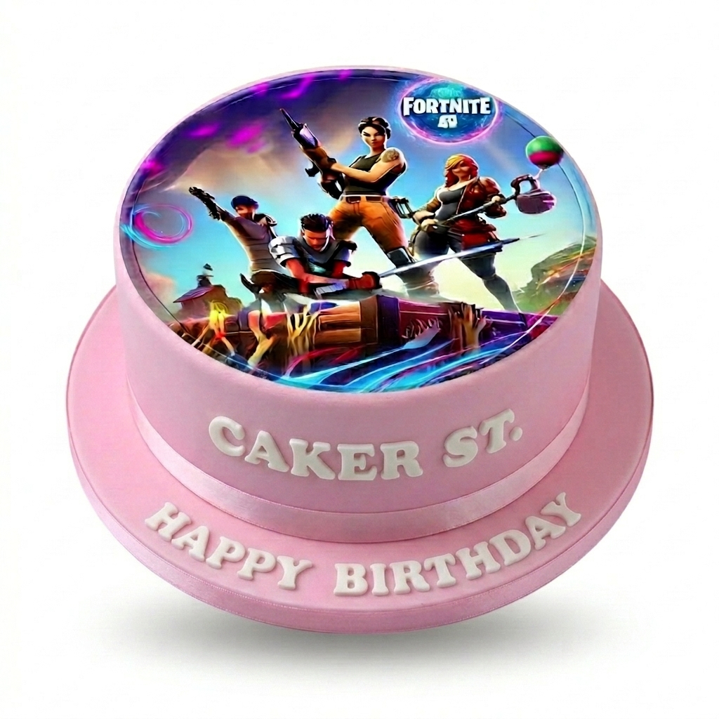 Fortnite Birthday Cake