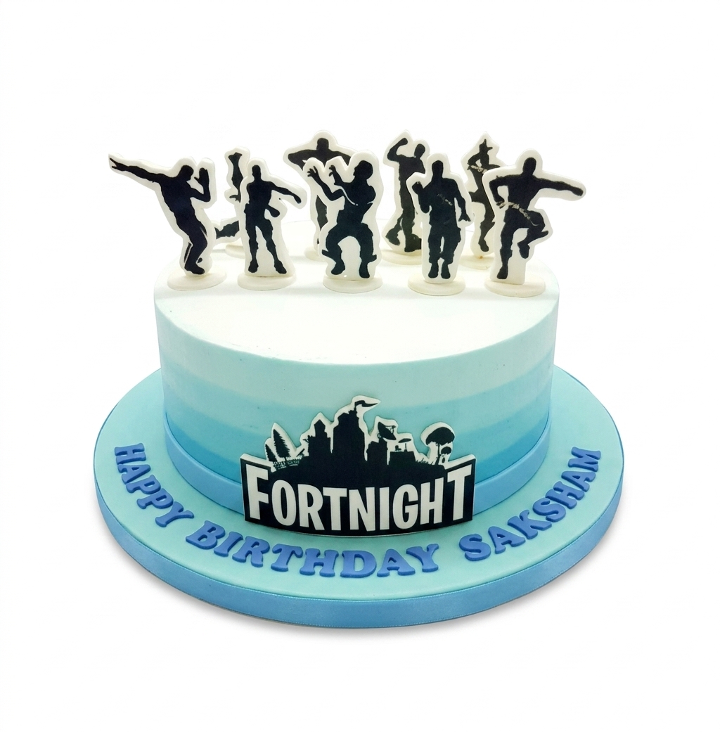 Fortnite Gaming Birthday Cake