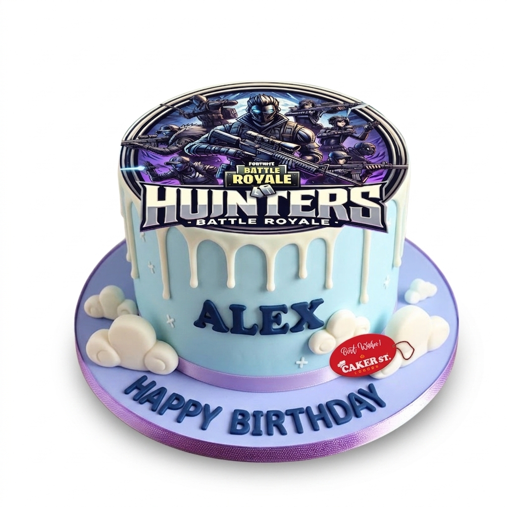 Fortnite Battle Royale Birthday Cake