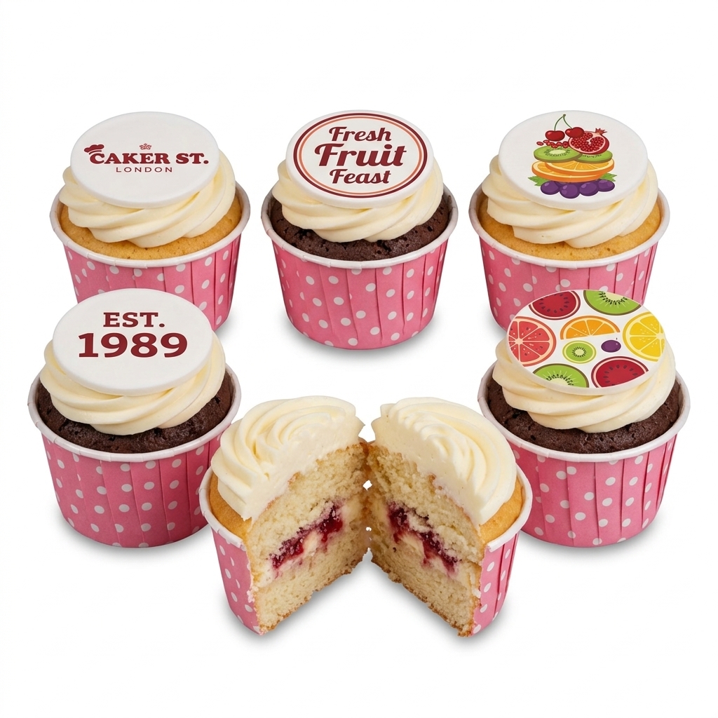 Fresh Fruit Feast Cupcakes