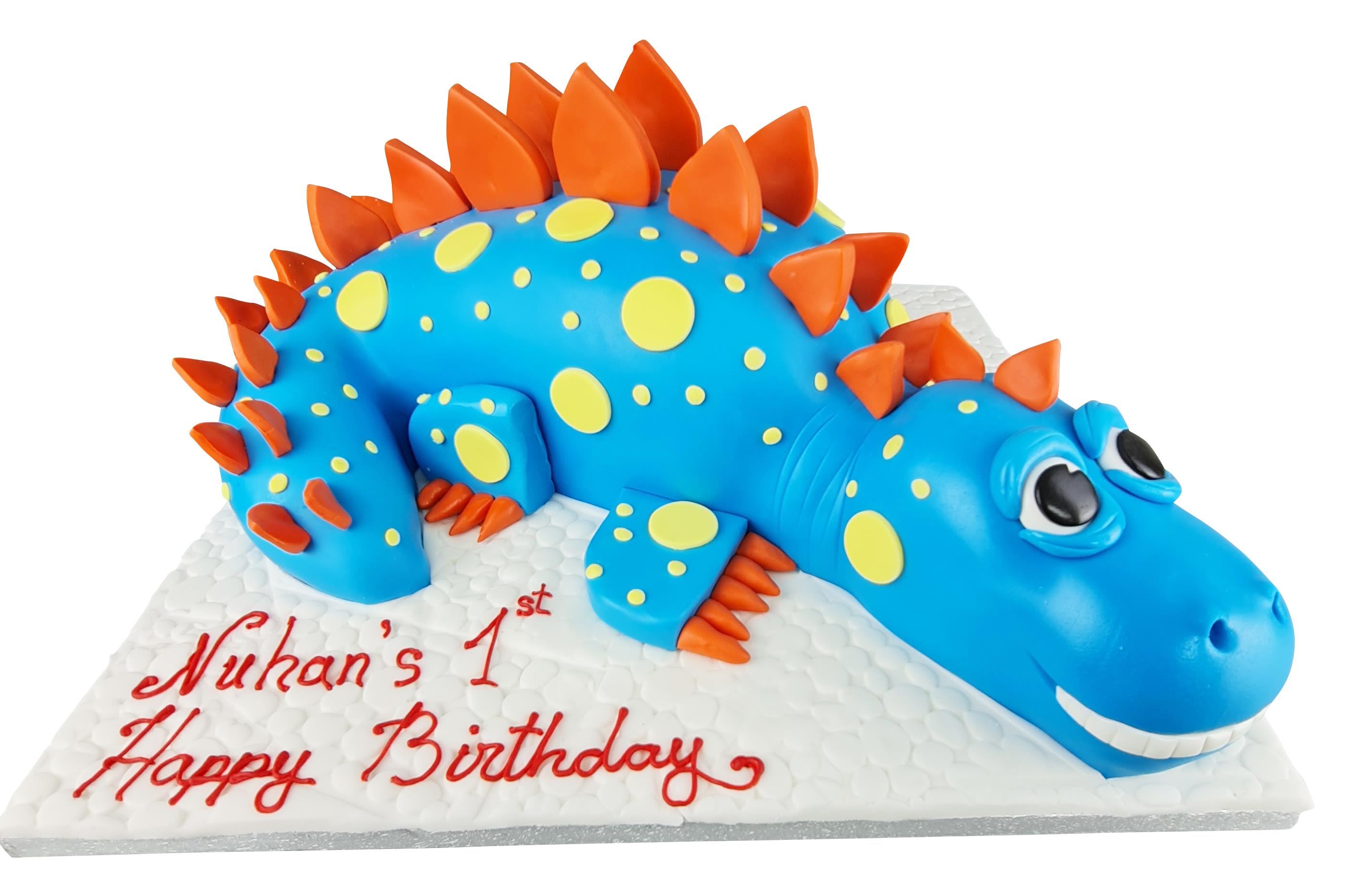 Friendly Dinosaur Cake