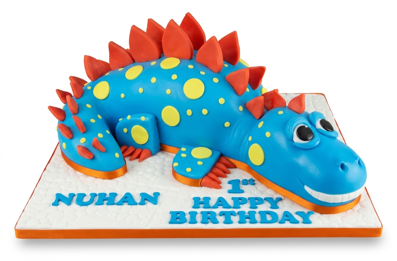 Dinosaur Birthday Cake for Kids
