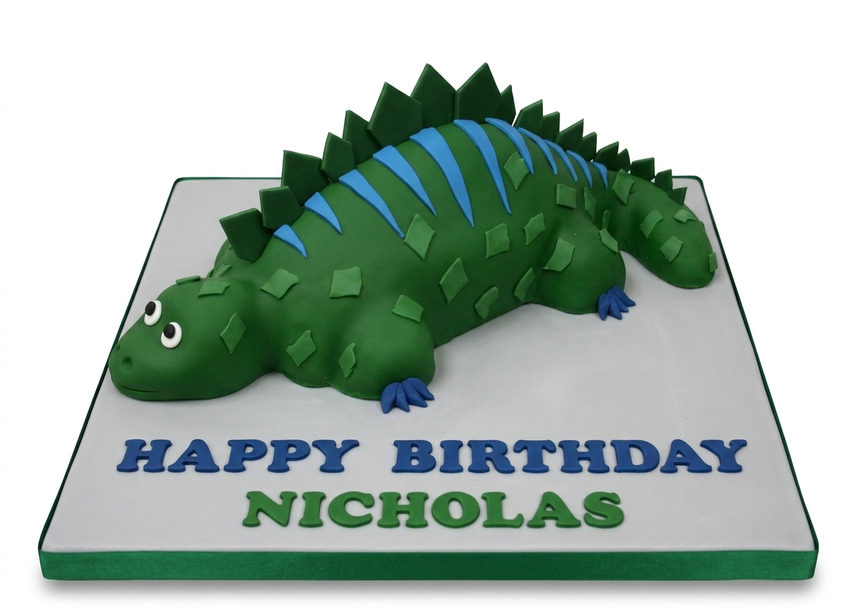 Dinosaur Birthday Cake for Kids