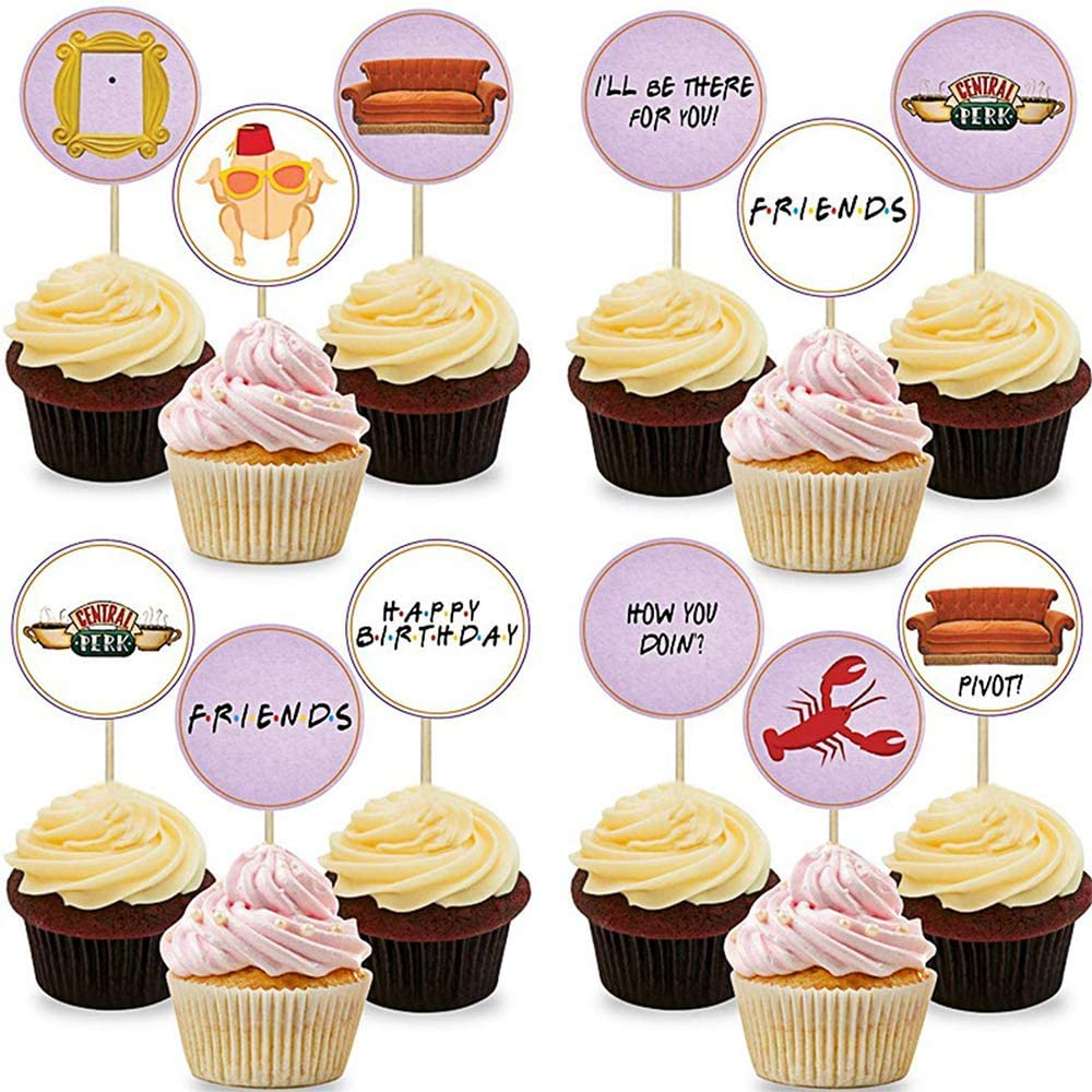Friends Theme Cupcakes - Pack of 6