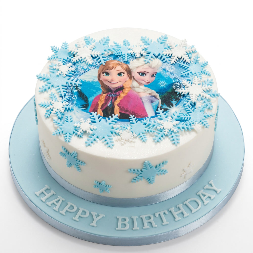 Disney Frozen Birthday Cake for Girls